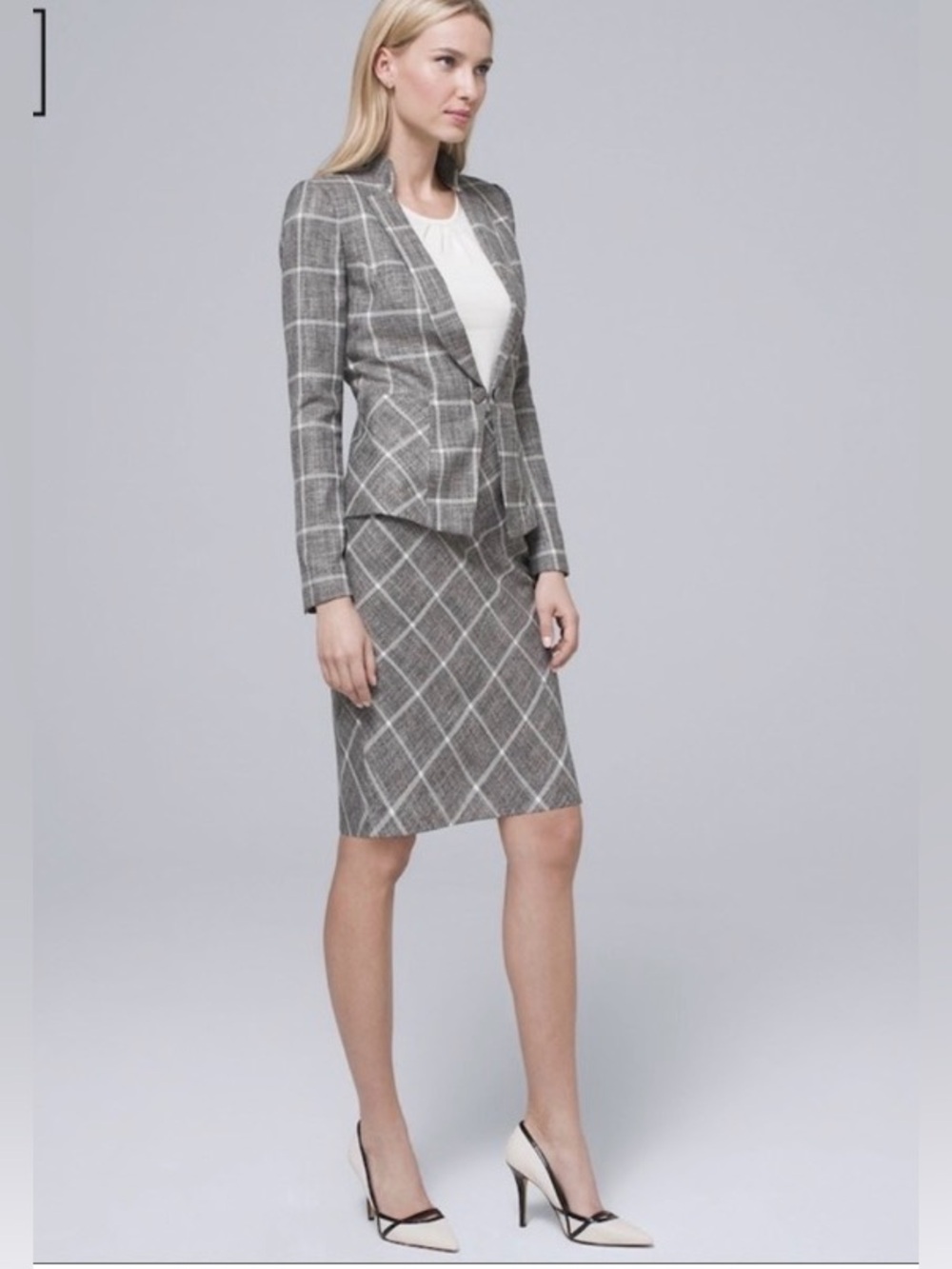 WHBM blazer and pencil skirt set
